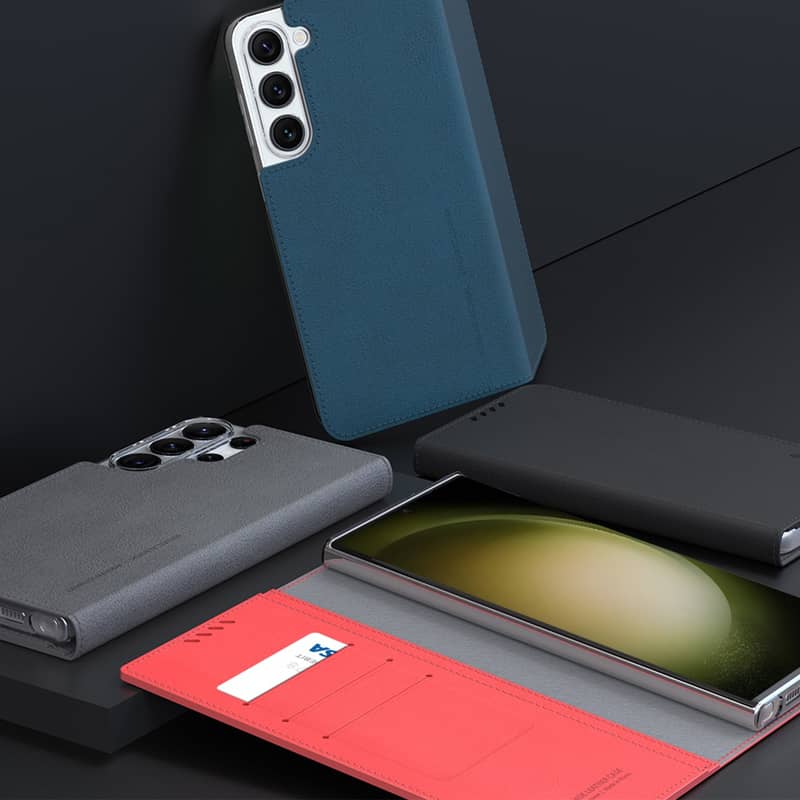 کیف چرمی آراری مدل Mustang Diary مناسب  Galaxy S23 Plus 