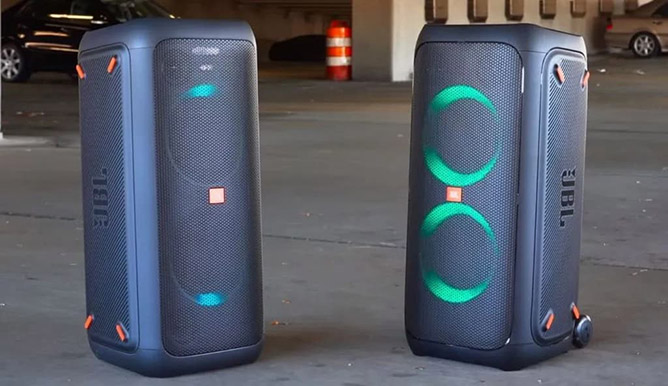 مقایسه JBL پارتی باکس 110 و پارتی باکس 120