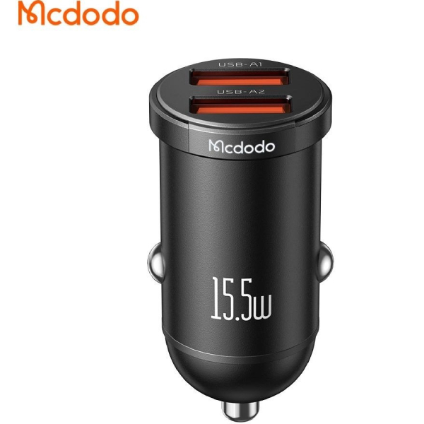 شارژر فندکی 15.5 وات دو پورت مک دودو مدل Cool CC-295