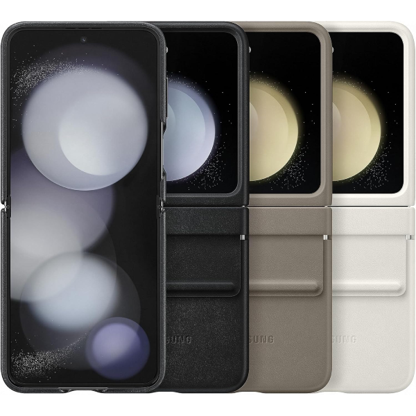 قاب گوشی چرمی سامسونگ مدل Flap Eco-Leather Case EF-VF731 مناسب Galaxy Z Flip5